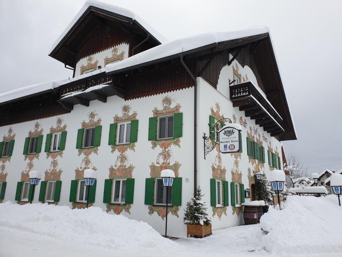 Ferienwohnungen Im Gasthof Stern Inklusive Koenigscard Unterammergau Dış mekan fotoğraf